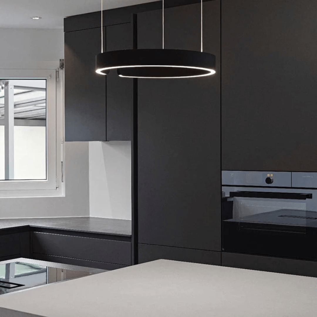 Suspension annulaire LED moderne