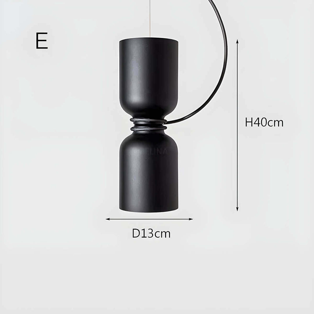 Geometrische LED Pendelleuchte Modernes Design