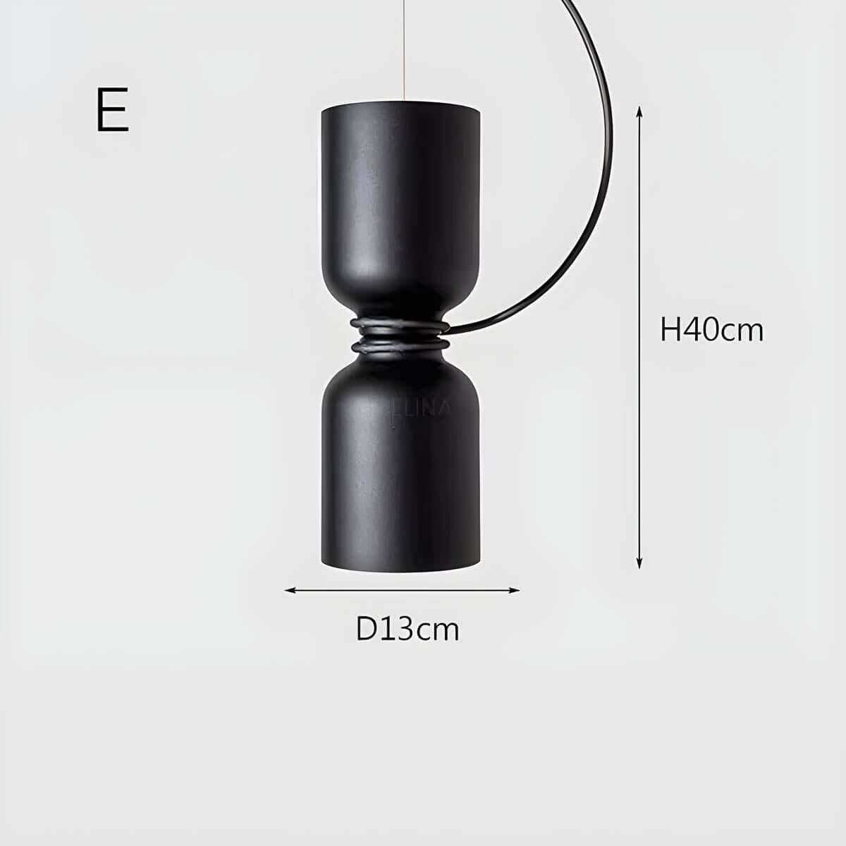 Geometrische LED Pendelleuchte Modernes Design