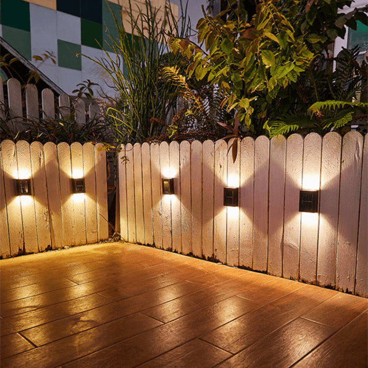 Solar LED Wandleuchte Außen