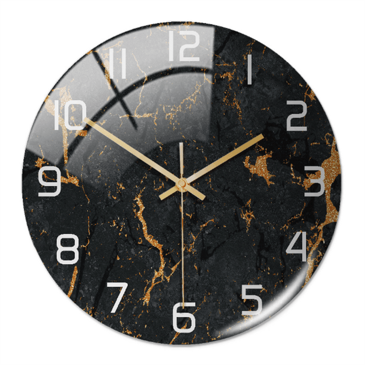 Horloge murale élégante aspect marbre 30 cm