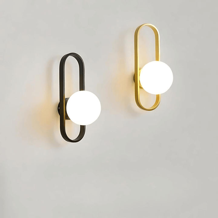 Moderne LED Glas Wandleuchte Camille