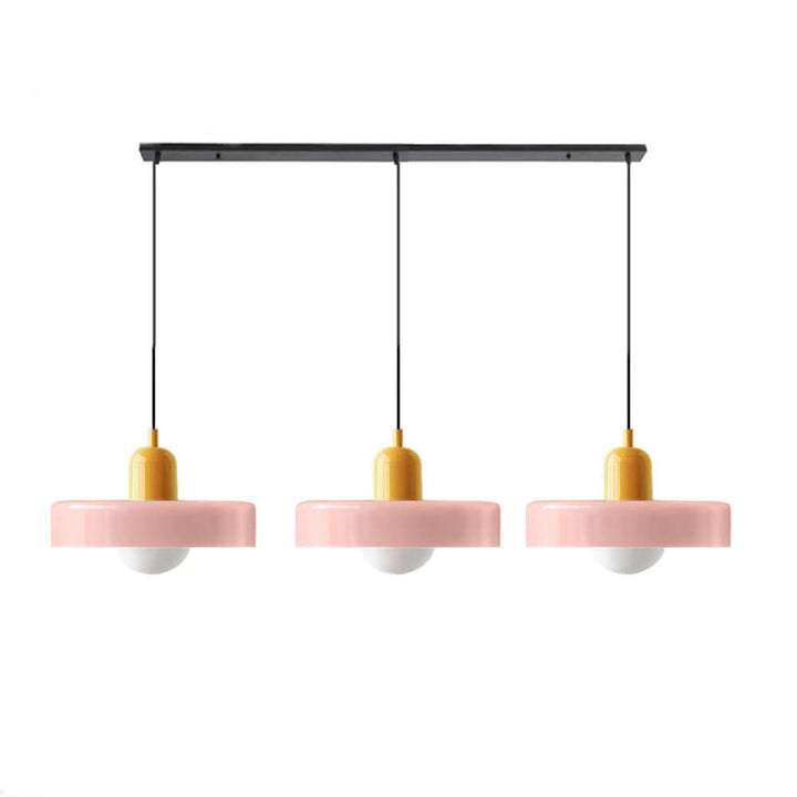 Lampe suspendue Bauhaus à 3 têtes