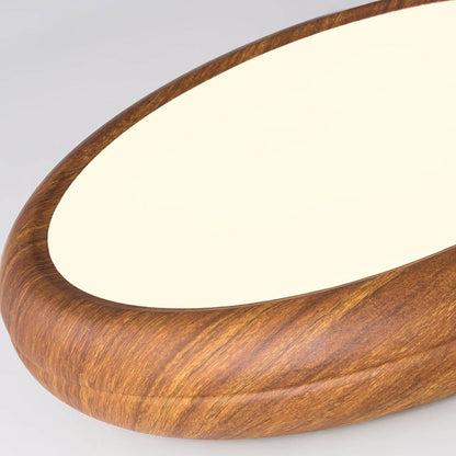 LED Deckenleuchte Holzoptik Modern Rund