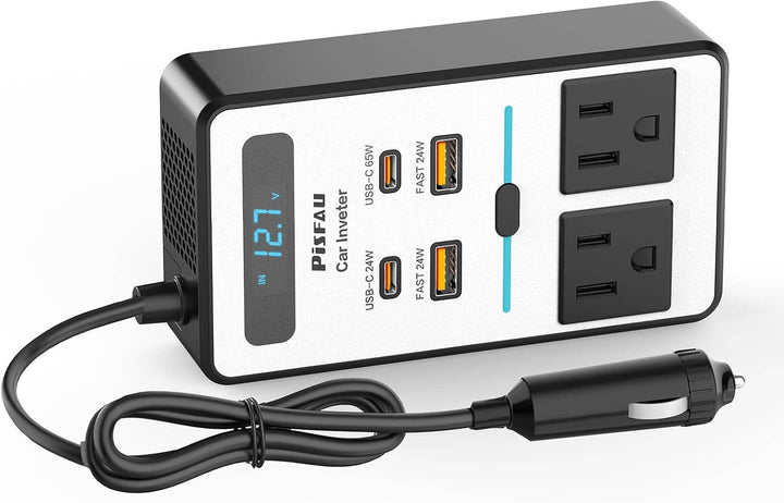 200W Auto Wechselrichter 12V auf 220V AC mit USB