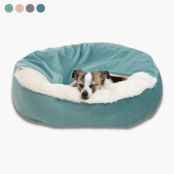 Grotte douillette pour chien, lit câlin, grotte pour lit pour chien