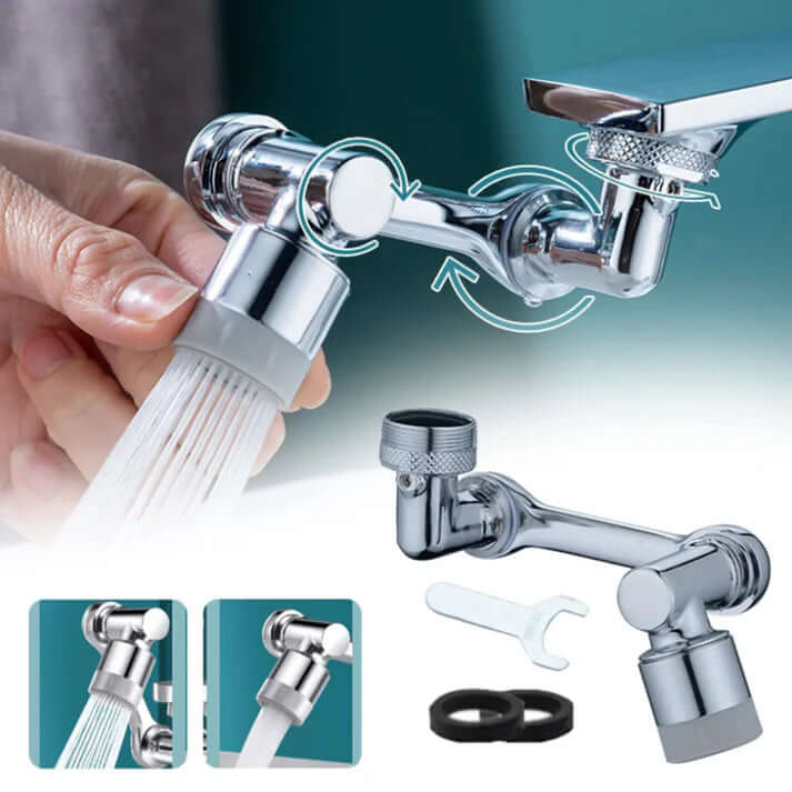 Flexibler Wasserhahn-Adapter 1080° - Küchen- & Bad-Erweiterung