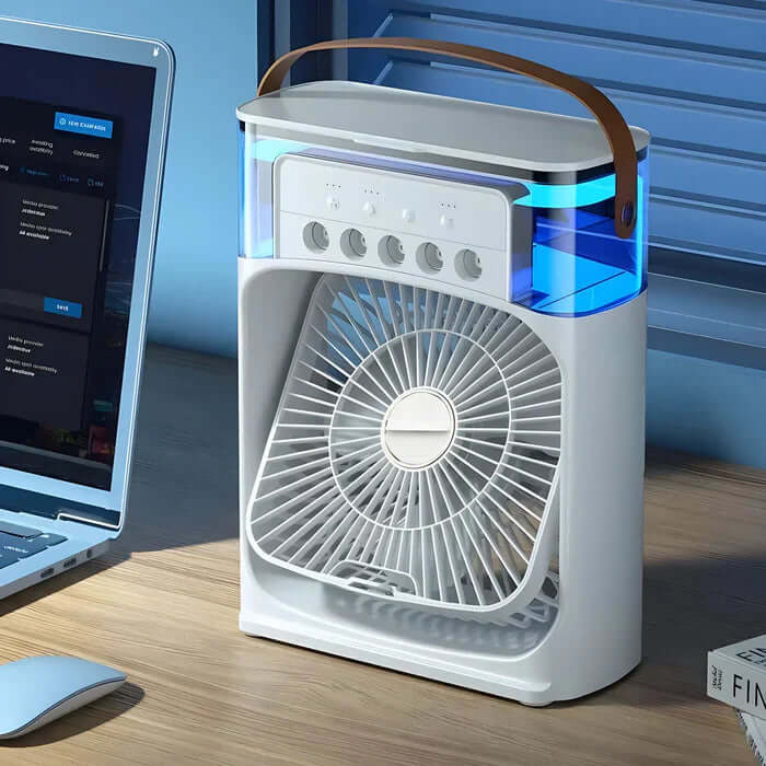 Tragbarer 3-in-1 Luftkühler mit LED