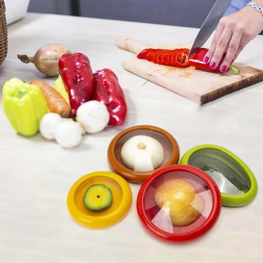 Ensemble de couvercles alimentaires en silicone - Durables et polyvalents