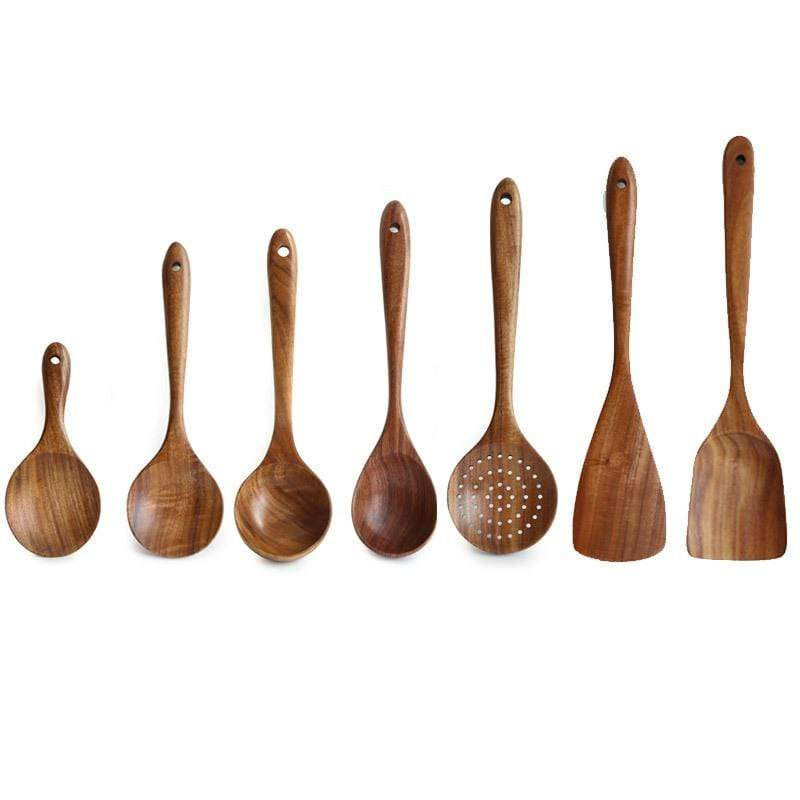 Holz-Küchenhelfer-Set - Natürlich & Langlebig