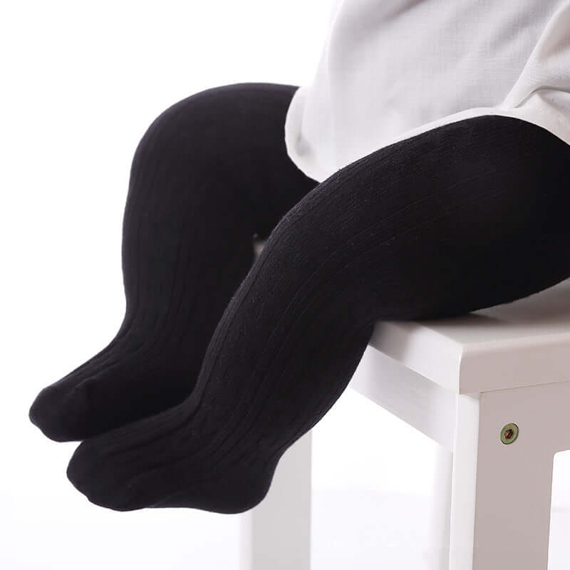 Mädchen Baumwoll-Strick-Leggings: Weich, bequem & stylisch