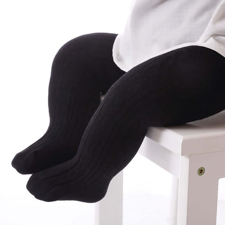 Mädchen Baumwoll-Strick-Leggings: Weich, bequem & stylisch