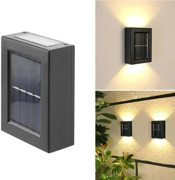 Solar Gartenleuchte Außen Wandleuchte Modern LED