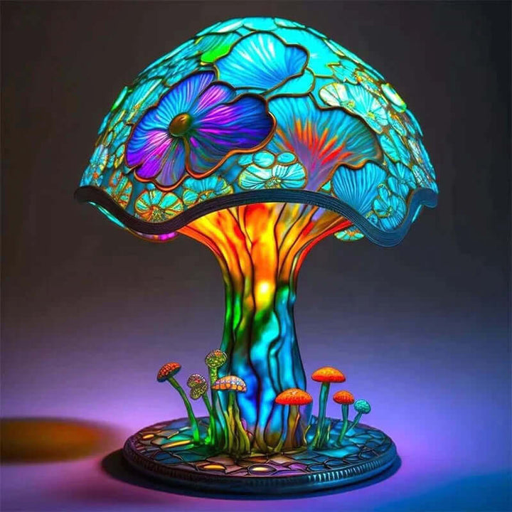 Glasmalerei Tischlampe - Stimmungslicht