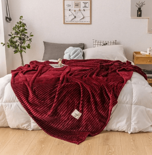 Couverture en flanelle douce : douillette et chaleureuse