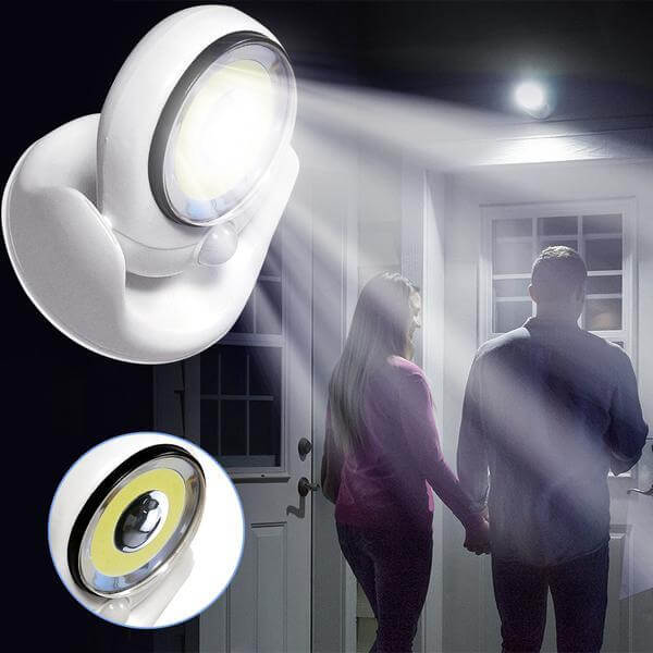 LED-Bewegungsmelder Lampe, 450 Lumen