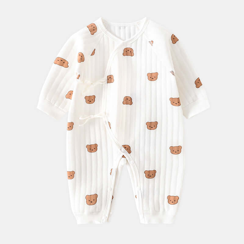Baby Strampler Bärchen - Weicher Baumwolle, Frühling & Herbst