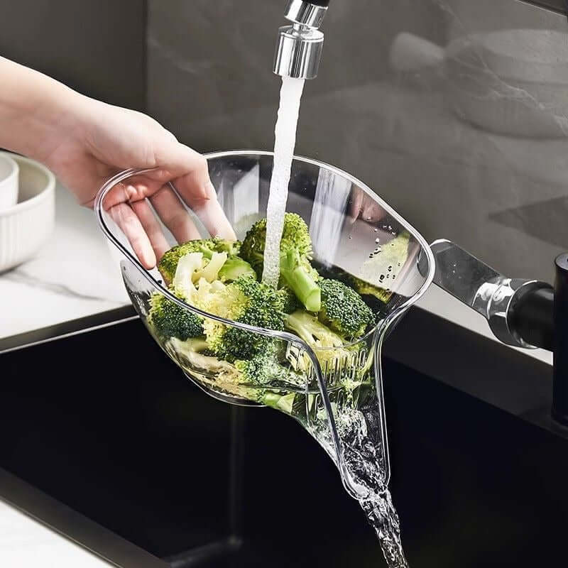 Passoire de cuisine : passoire à fruits et légumes au design ergonomique