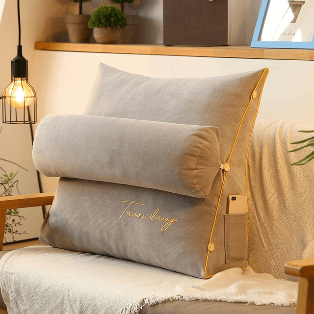 Coussin de soutien dorsal triangulaire pour plus de confort