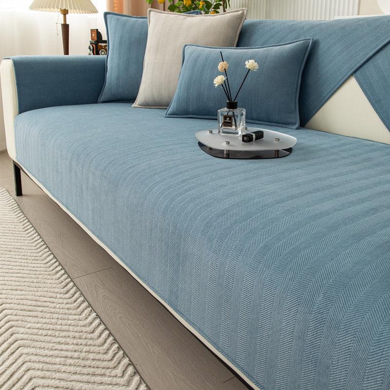 Sofabezug Antirutsch Fleece, Schutzhülle Couch