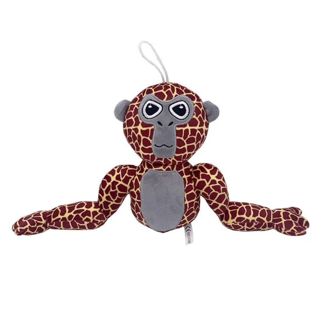 Kuschelweicher Gorilla Plüschtier - Buntes Design