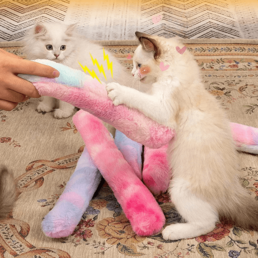 Jouet en peluche souris à l'herbe à chat