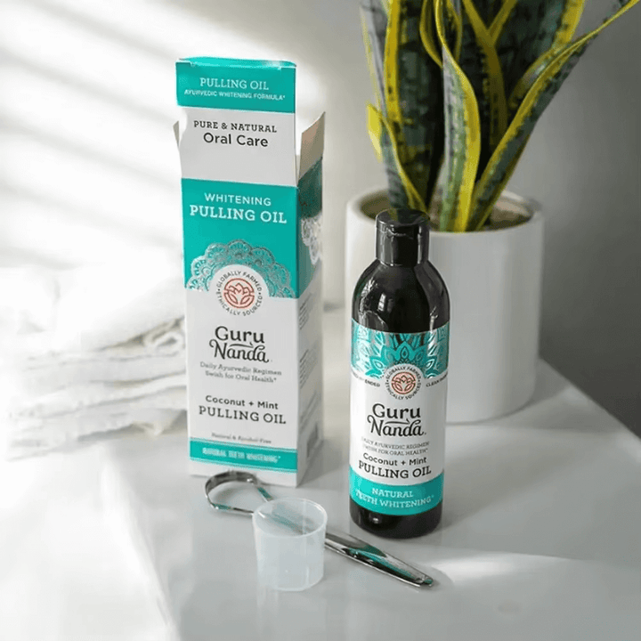 Mundöl mit 7 ätherischen Ölen & Vitaminen für gesunde Mundpflege