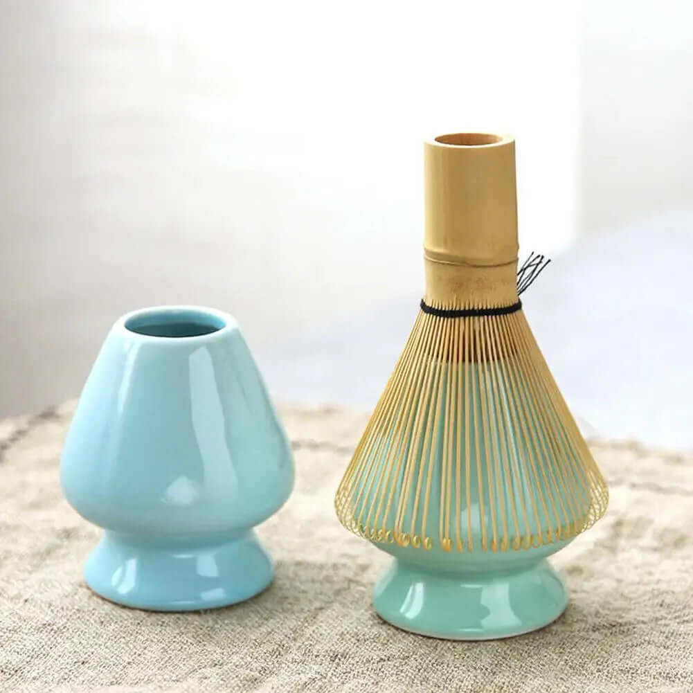 Japanisches Matcha Set - Bambusbesen & Schale