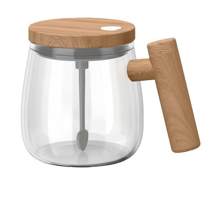 Mixeur à main en bois - Mixeur à smoothie 2 en 1