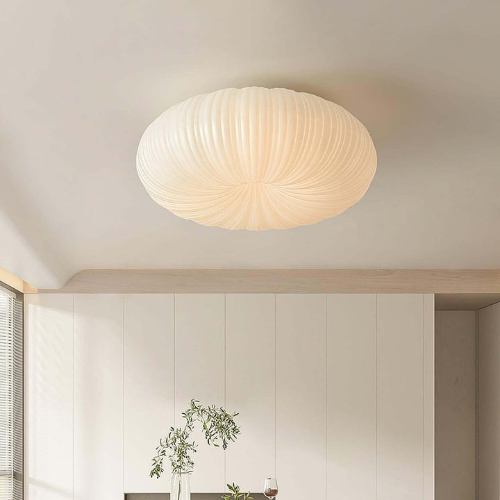 Moderne LED-Deckenleuchte, dimmbar, rund