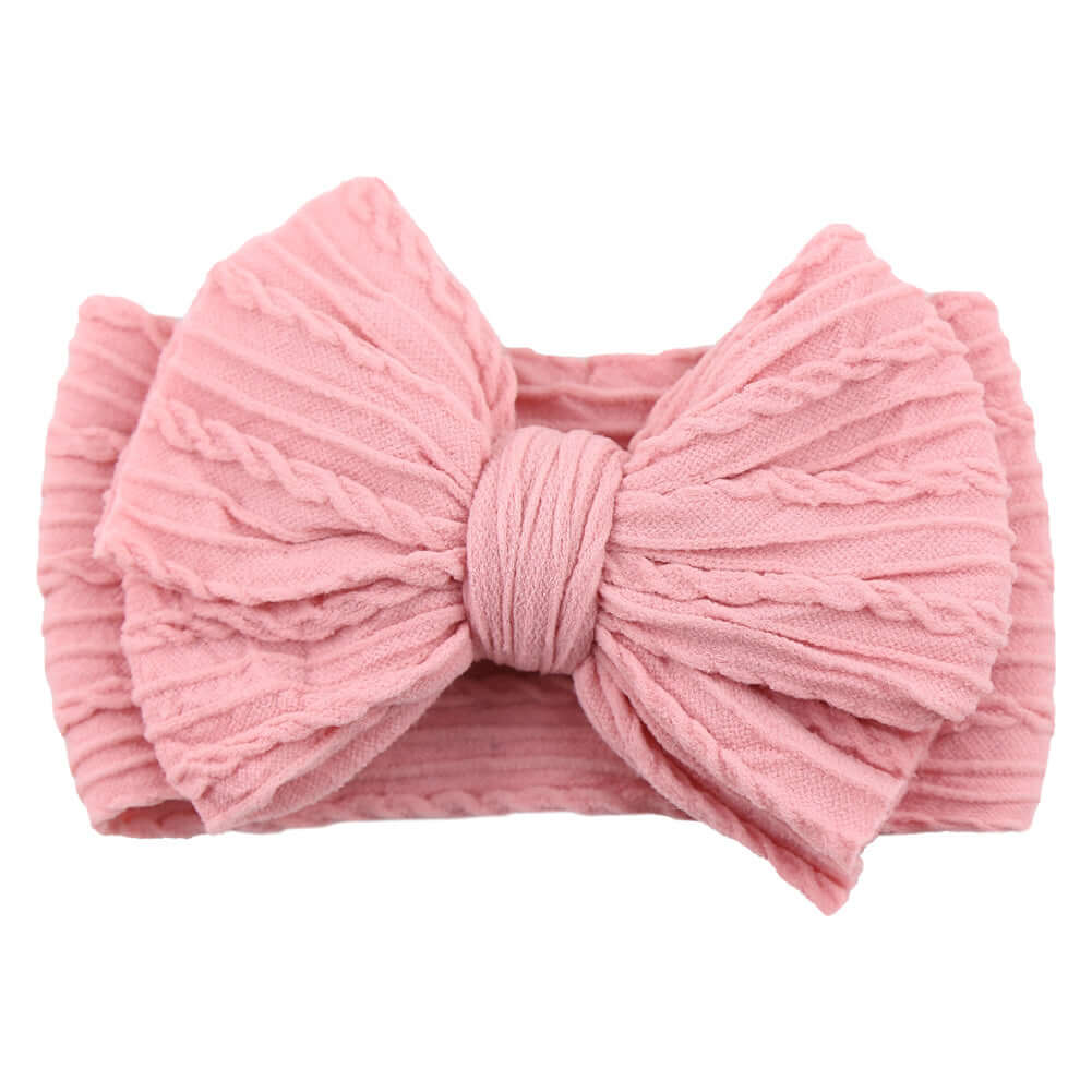 Bandeau en nylon pour enfants avec nœud - élastique et polyvalent