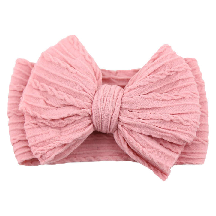 Bandeau en nylon pour enfants avec nœud - élastique et polyvalent