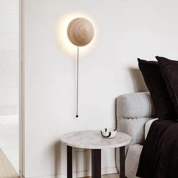 Elegante Cremefarbene Wandleuchte