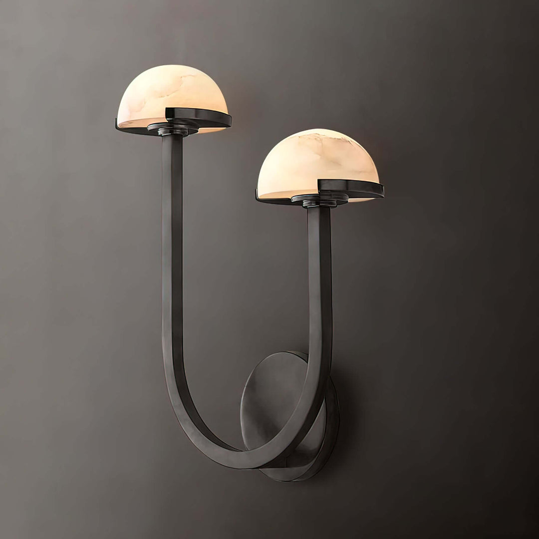 Pilz Alabaster Wandleuchte, Modernes Design