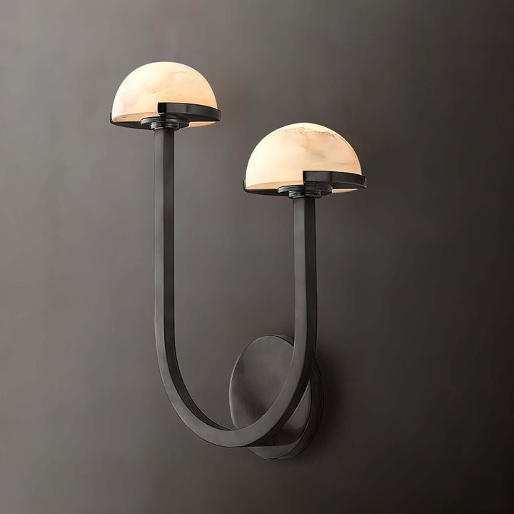 Pilz Alabaster Wandleuchte, Modernes Design