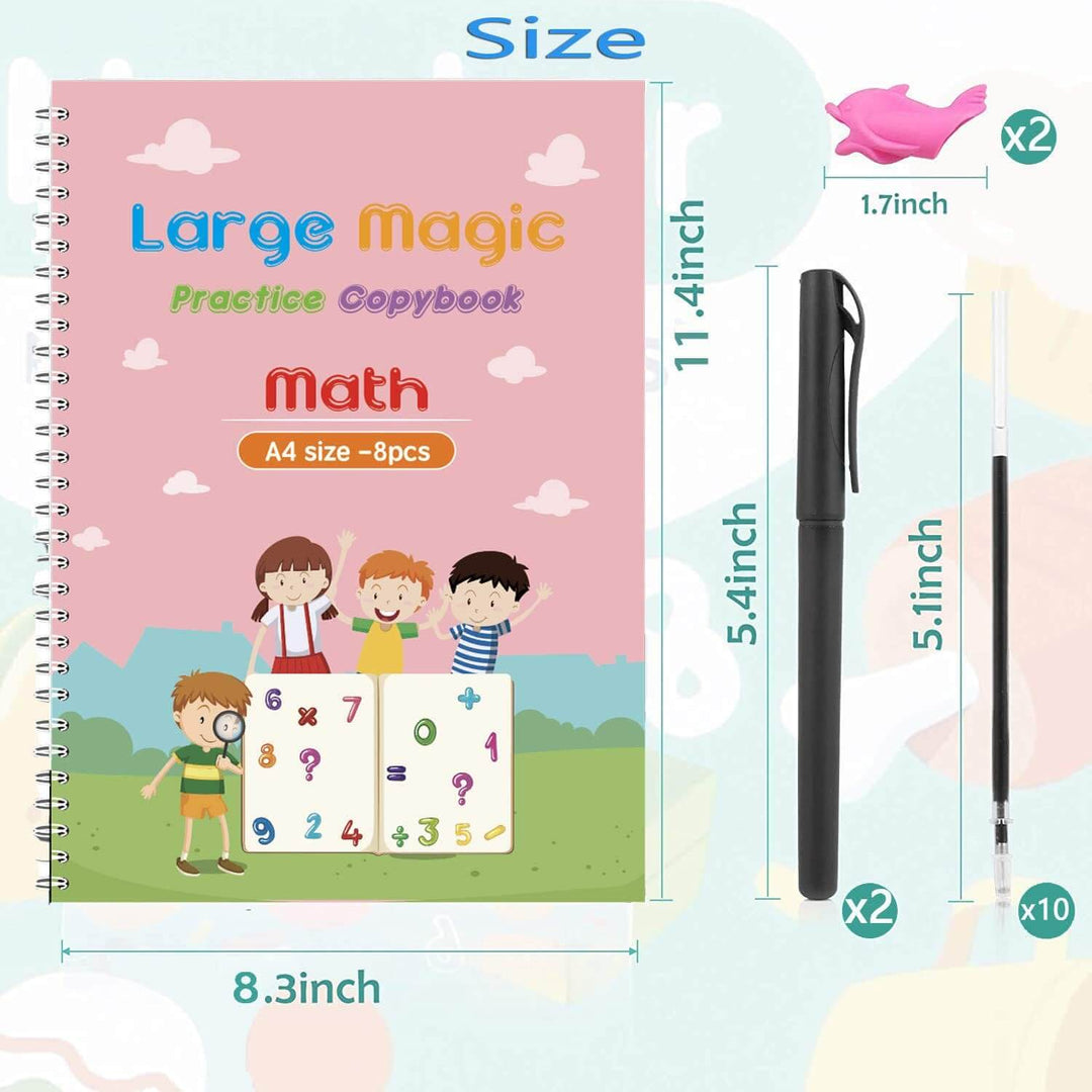 Coffret d'écriture pour enfants - Chiffres, lettres et dessin