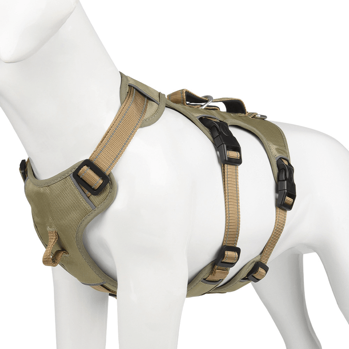 Harnais réfléchissant pour chien, anti-traction et confort