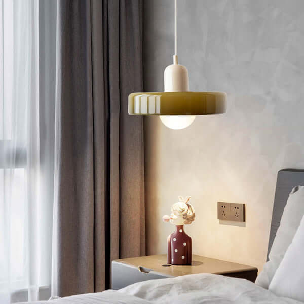 Bunte Glas-Hängelampe - Modernes Design