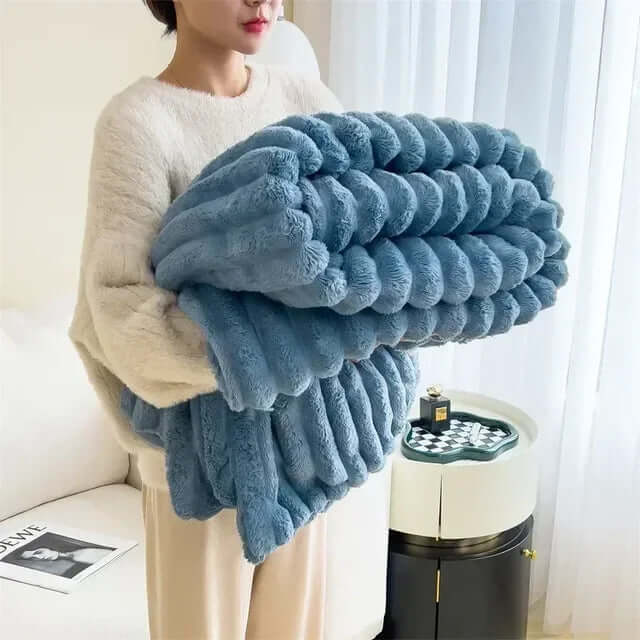 Riesige Kuscheldecke aus Plüsch - Extraweich & Warm