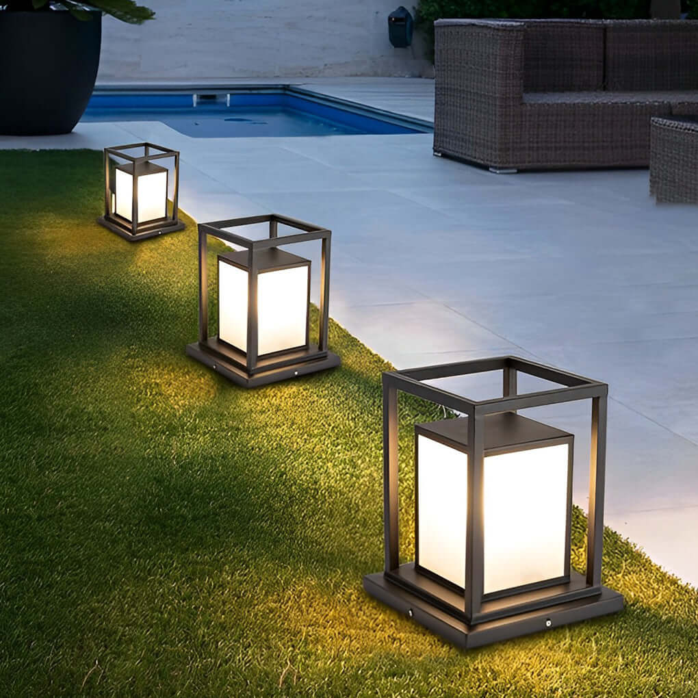 Wasserdichte LED Solar-Pfostenleuchten Außen