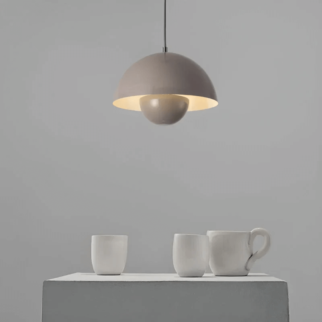 Skandinavische LED-Hängeleuchte - Blumentopf Design