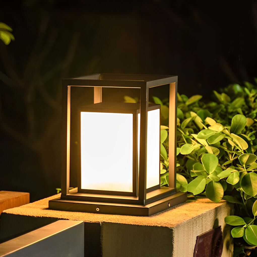 Wasserdichte LED Solar-Pfostenleuchten Außen