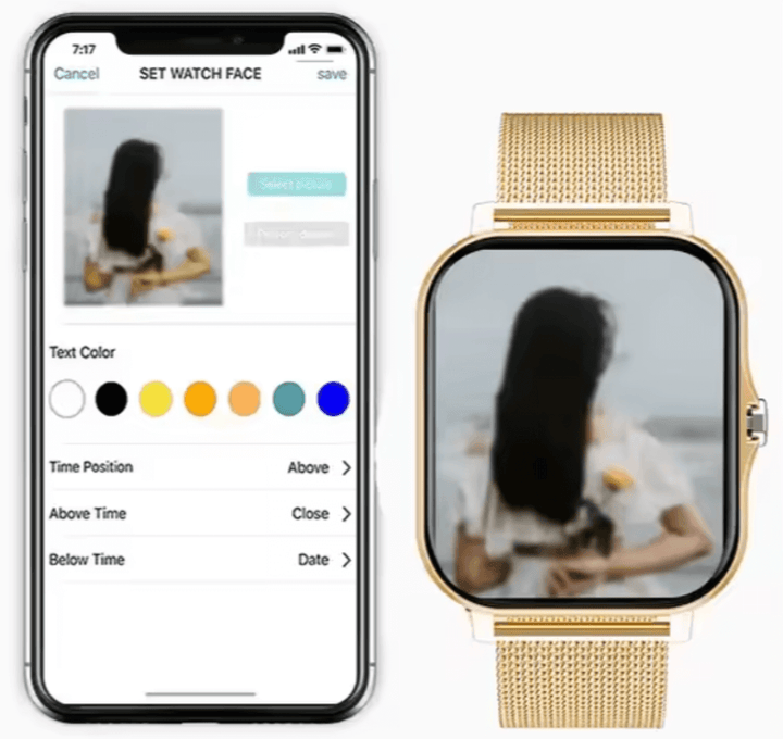 Elegante Smartwatch Damen Fitnessuhr - Aktivitätstracker