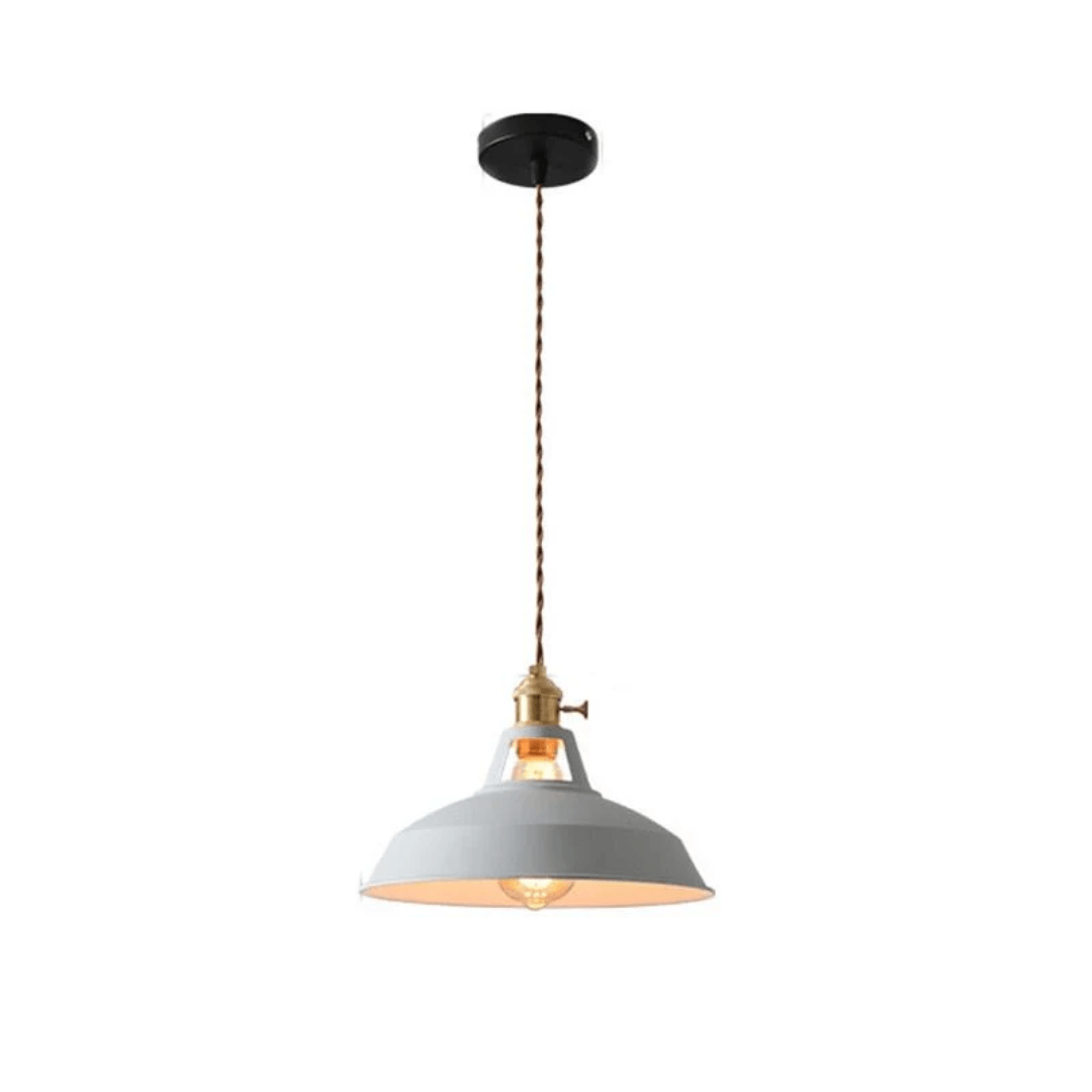 Lampe suspendue LED colorée au design moderne en métal