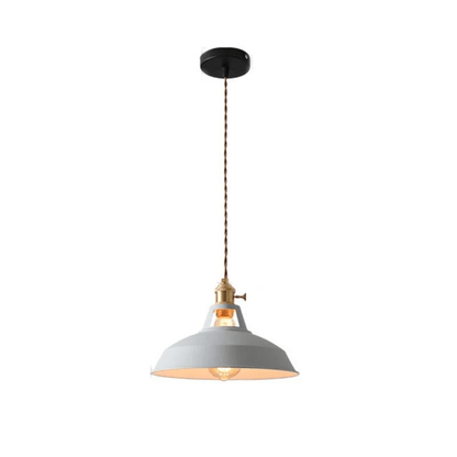 Lampe suspendue LED colorée au design moderne en métal