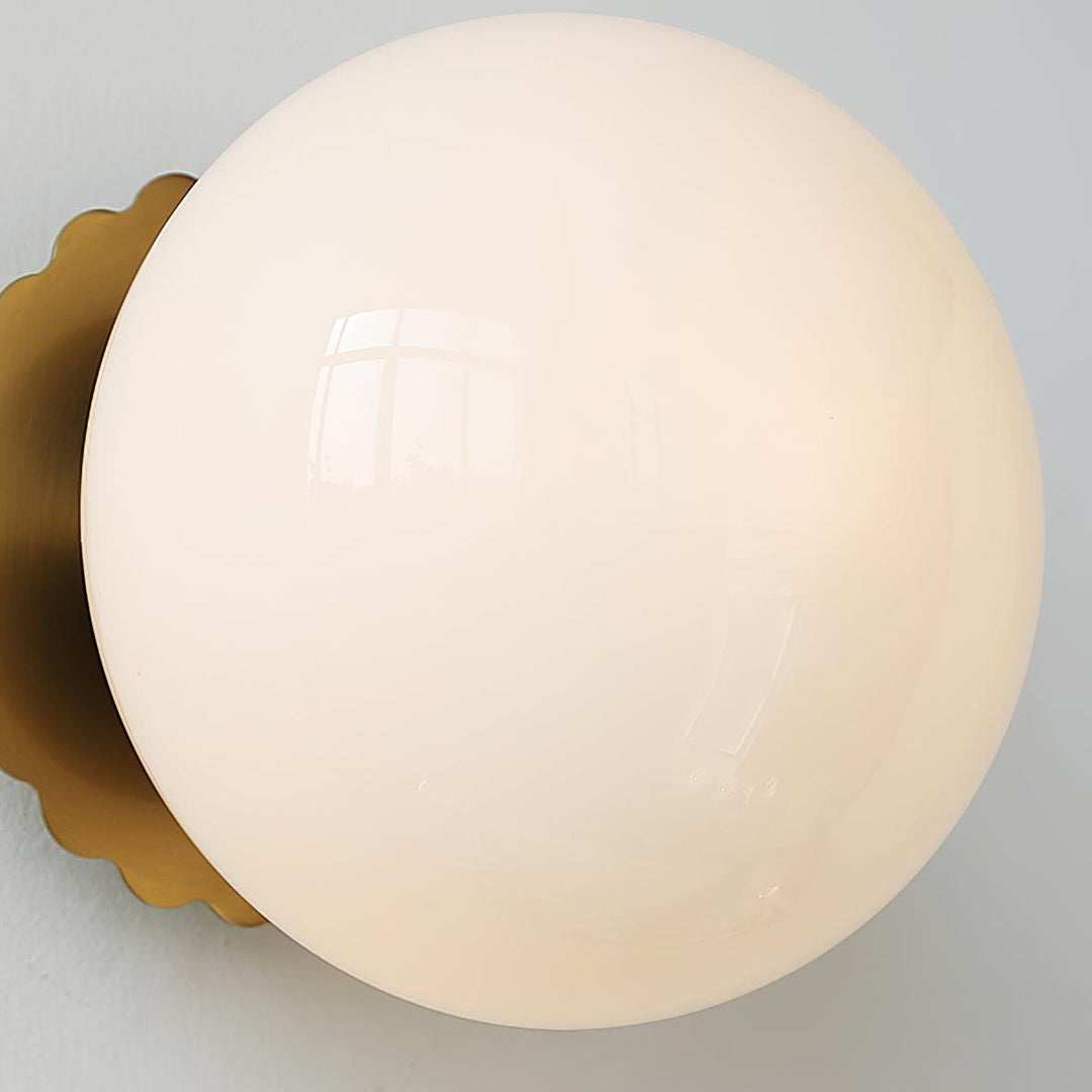Moderne Rosa Glas Wandleuchte