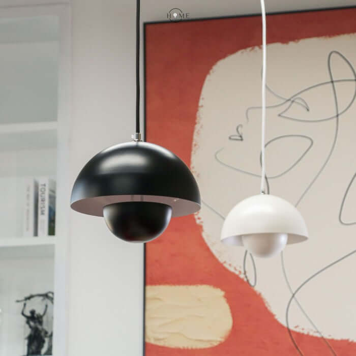 Suspension design macaron bourgeon de fleur