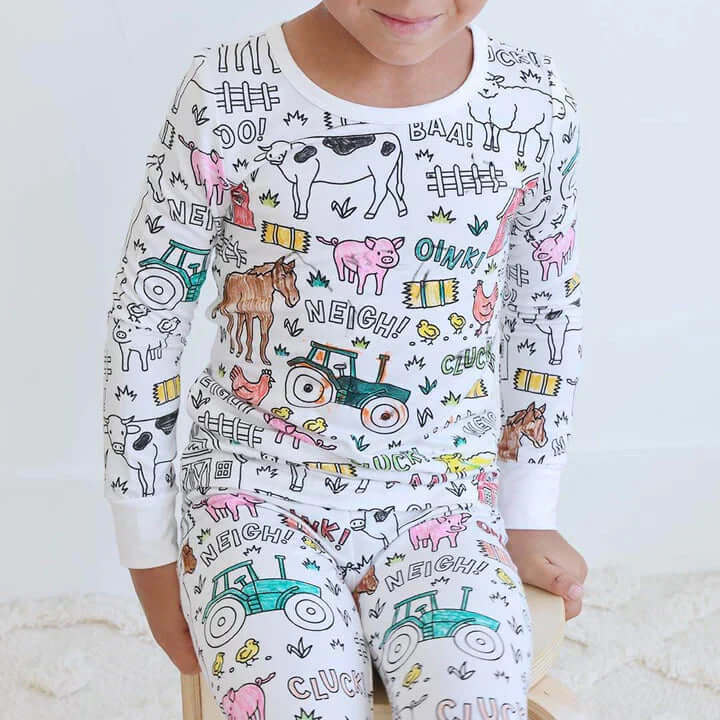 Pyjama créatif pour enfants - Peinture et rêve