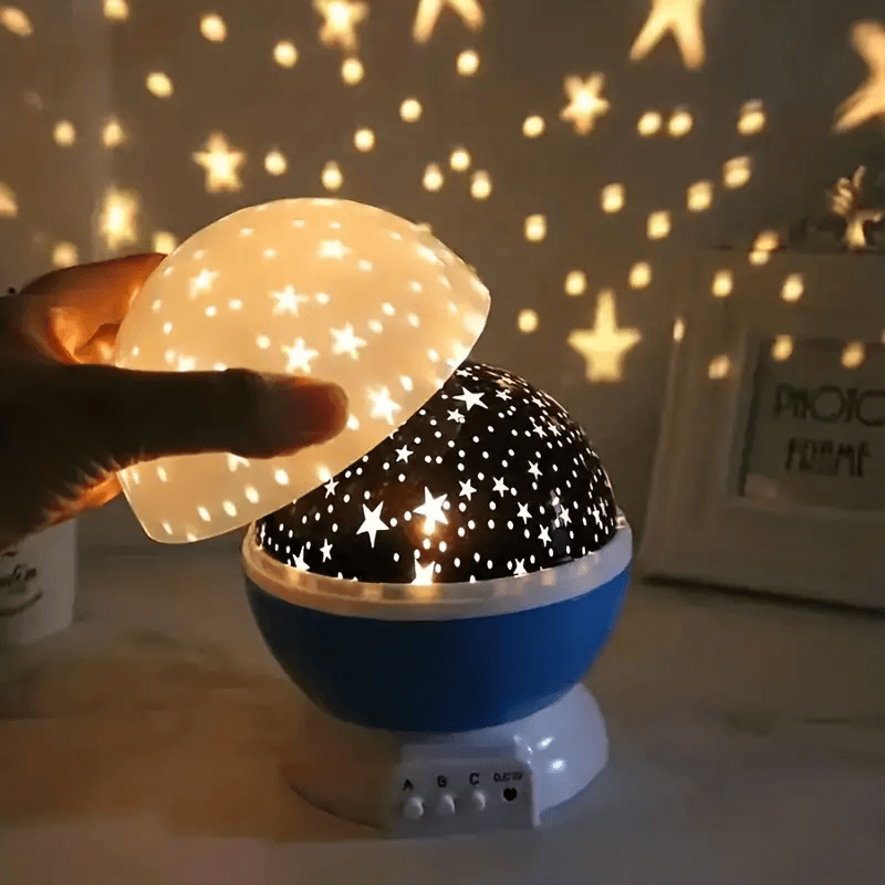 Veilleuse projecteur d'étoiles pour enfants