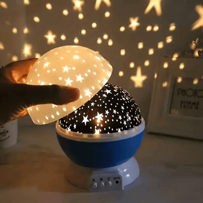 Veilleuse projecteur d'étoiles pour enfants